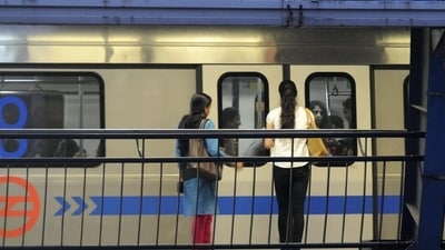 File image of Delhi metro. File image of Delhi metro.