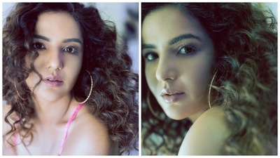This is not the first time Jasmin has delighted her followers with glamorous pictures of herself. Earlier, she flaunted her curly mane in a stunning photoshoot, dressed in a shimmery pink ensemble. "My hairstyle is called, 'I tried', " Jasmin captioned the post. Check out the photos here. (Instagram) This is not the first time Jasmin has delighted her followers with glamorous pictures of herself. Earlier, she flaunted her curly mane in a stunning photoshoot, dressed in a shimmery pink ensemble. "My hairstyle is called, 'I tried', " Jasmin captioned the post. Check out the photos here. (Instagram)