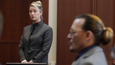 Actors Amber Heard and Johnny Depp during the defamation trial at the Fairfax County Circuit Courthouse in May. (AP) (AP) Actors Amber Heard and Johnny Depp during the defamation trial at the Fairfax County Circuit Courthouse in May. (AP) (AP)