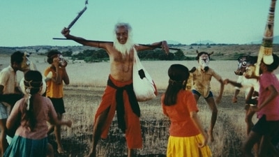 A still from Malayalam film Kummatty. A still from Malayalam film Kummatty. 