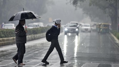 A downpour in New Delhi.&nbsp; (HT File Photo)