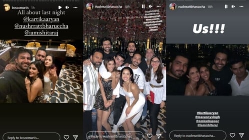 Several of them shared pictures and clips. Several of them shared pictures and clips.