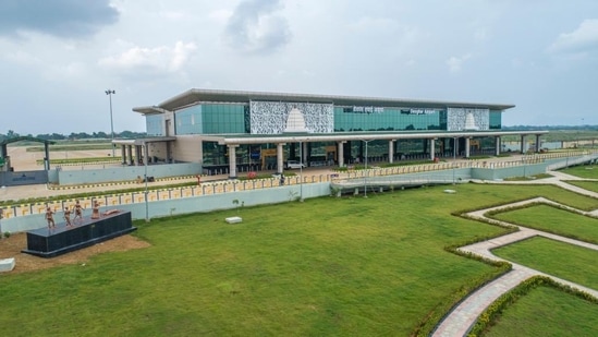 The airport is spread across 657 acres. 