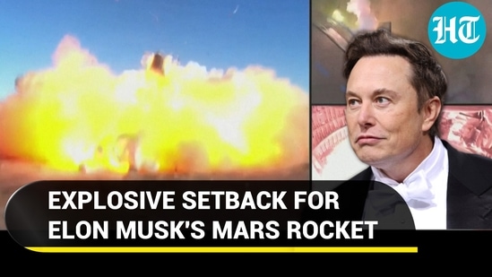 Musk's Mars rocket setback: Fireball engulfs booster during SpaceX ground test