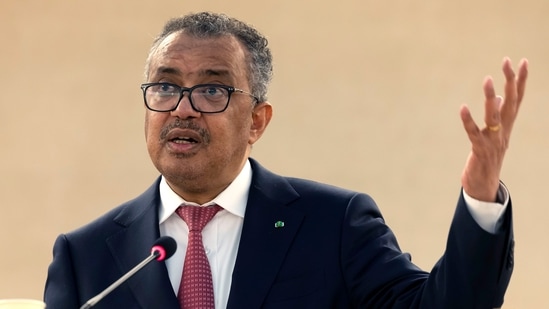 Tedros Adhanom Ghebreyesus, Director General of the World Health Organization (WHO).(AP)