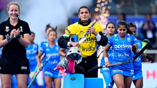 India women's hockey team goalkeeper Savita(Hockey India)