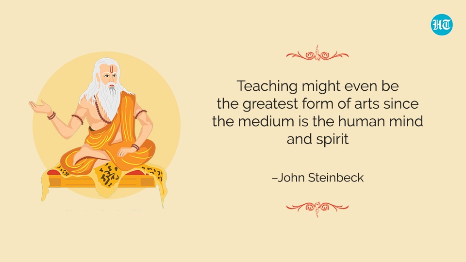 “Teaching might even be the greatest form of arts since the medium is the human mind and spirit.” - John Steinbeck “Teaching might even be the greatest form of arts since the medium is the human mind and spirit.” - John Steinbeck
