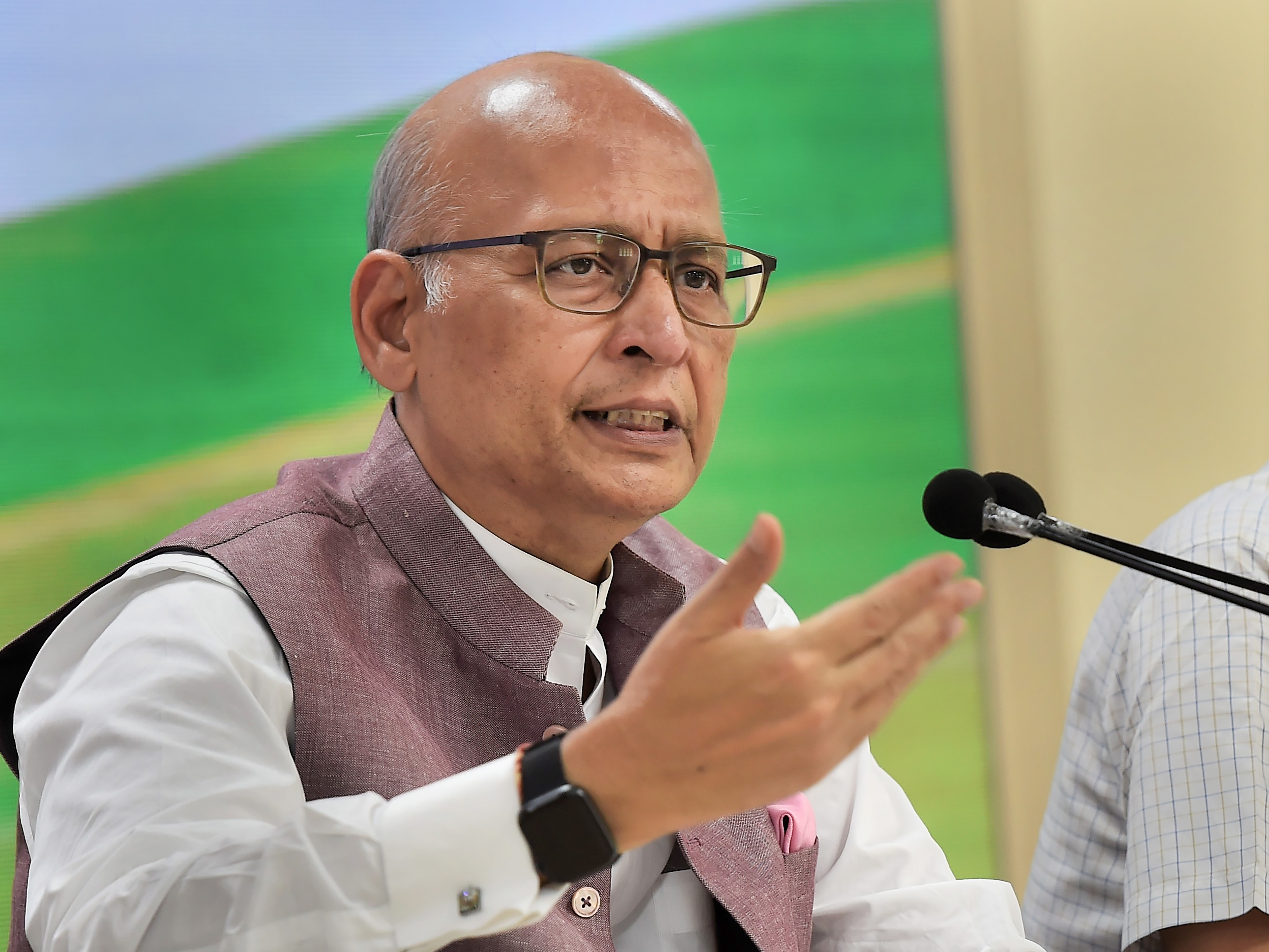 Congress MP Abhishek Manu Singhvi said the BJP govt has created an atmosphere of “fear, trepidation, anxiety and hesitation” among the judicial sector by the misuse of the “dossier raj”. (PTI file photo) Congress MP Abhishek Manu Singhvi said the BJP govt has created an atmosphere of “fear, trepidation, anxiety and hesitation” among the judicial sector by the misuse of the “dossier raj”. (PTI file photo)