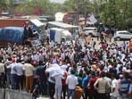 A file photo of Protest in Haryana against the Centre’s Agnipath scheme. A file photo of Protest in Haryana against the Centre’s Agnipath scheme.