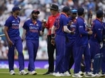 Team India players in action.
