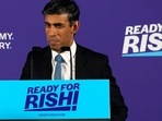 British Conservative Party member Rishi Sunak at the launch of his campaign for the Conservative Party leadership, in London. (AP) British Conservative Party member Rishi Sunak at the launch of his campaign for the Conservative Party leadership, in London. (AP)