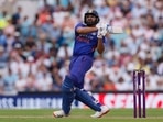 Rohit Sharma scored most of his runs off sixes and boundaries over fine leg