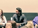 A picture of Dhanush from The Gray Man screening.