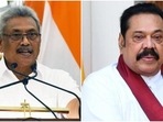 (Left) Sri Lankan president Gotabaya Rajapaksa and prime minister Mahinda Rajapaksa (Right). (Left) Sri Lankan president Gotabaya Rajapaksa and prime minister Mahinda Rajapaksa (Right).