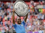 Raheem Sterling lifts the English Community Shield trophy(AP/File Photo) Raheem Sterling lifts the English Community Shield trophy(AP/File Photo)