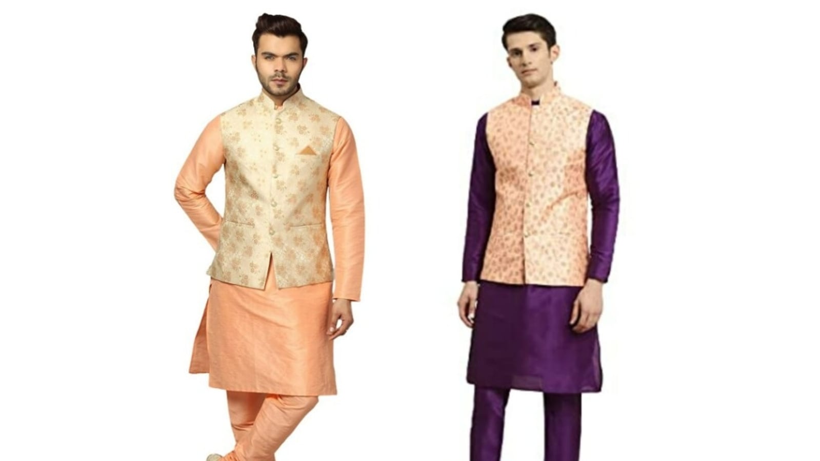 Buy Black Chikankari Kurta Set Online in India @Manyavar - Kurta Pajama for  Men