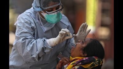 The fresh Covid infections pushed Chandigarh tricity’s active cases from 821 to 865 over the past 24 hours. (Reuters photo)
