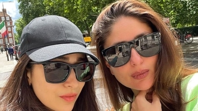 Kareena Kapoor's sister Karisma Kapoor also arrived in London and shared pictures featuring them, Sharing the photo on her Instagram handle, Karisma wrote. “reunited." Karisma is Kareena's elder sister. They are daughters of Randhir Kapoor and Babita, Kareena Kapoor's sister Karisma Kapoor also arrived in London and shared pictures featuring them, Sharing the photo on her Instagram handle, Karisma wrote. “reunited." Karisma is Kareena's elder sister. They are daughters of Randhir Kapoor and Babita,