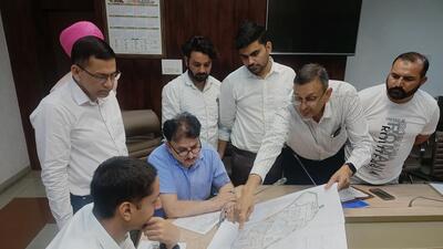 The announcement came after a review meeting, in which officials associated with the project said 70% work of Karnal Medical University has been completed and the pending work will be completed by December this year (HT Photo) The announcement came after a review meeting, in which officials associated with the project said 70% work of Karnal Medical University has been completed and the pending work will be completed by December this year (HT Photo)