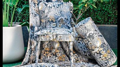 The collection called, The Hidden Animals of Tadoba is a collaboration between wildlife photographer Sudhir Shivaram and an interior fabrics brand, Kanchi.