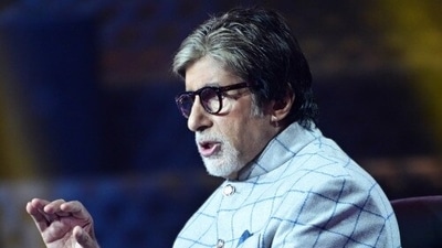 Amitabh Bachchan shared photos from KBC 14 sets. Amitabh Bachchan shared photos from KBC 14 sets.