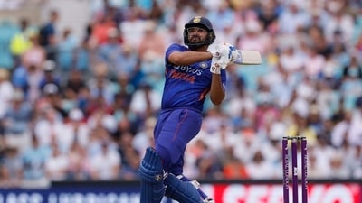 Rohit Sharma scored most of his runs off sixes and boundaries over fine leg (Action Images via Reuters)