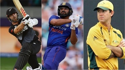 Kane Williamson; Rohit Sharma; Ricky Ponting (AP/Getty) Kane Williamson; Rohit Sharma; Ricky Ponting (AP/Getty)