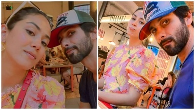 Shahid Kapoor and Mira Rajput shared a few pictures of them together on Instagram.&nbsp;