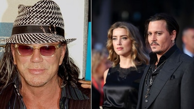 Mickey Rourke on Amber Heard and Johnny Depp trial.