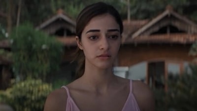 Ananya Panday in a still from her last release, Gehraiyaan.&nbsp;