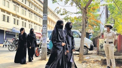 A full bench of the Karnataka high court, on March 15, declared that wearing of hijab is not mandatory in Islam. (REUTERS/FILE) A full bench of the Karnataka high court, on March 15, declared that wearing of hijab is not mandatory in Islam. (REUTERS/FILE)