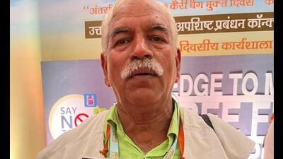 A resident of Ghazipur, Rai retired as a senior accountant from the Uttar Pradesh Pollution Control Board in 2020. He pedals 50 kms from Kalyanpur, where he currently lives, to different parts of Lucknow whenever there are any events on environment or pollution. (Sourced)