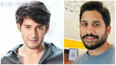 Naga Chaitanya plays a Mahesh Babu fan (left) in a portion of his film Thank You. Naga Chaitanya plays a Mahesh Babu fan (left) in a portion of his film Thank You. 