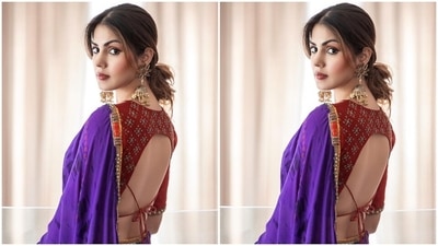 On Tuesday, Rhea posted pictures from the photoshoot with the caption, "Saari shakti." The star turned muse for a designer label called Medha India in the six yards. Celebrity stylist Shreeja Rajgopal styled Rhea's look in the traditional ensemble. (Instagram)