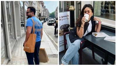 Kareena Kapoor, her husband Saif Ali Khan and their kids Taimur Ali Khan and Jehangir Ali Khan arrived in London last month. Kareena has been sharing their photos on her Instagram handle. Kareena Kapoor, her husband Saif Ali Khan and their kids Taimur Ali Khan and Jehangir Ali Khan arrived in London last month. Kareena has been sharing their photos on her Instagram handle.