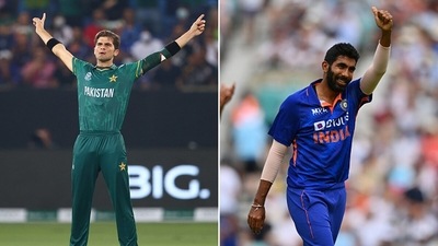 Shaheen Afridi and Jasprit Bumrah are the two of the most exciting pacers in world cricket at the moment. (Getty Images) Shaheen Afridi and Jasprit Bumrah are the two of the most exciting pacers in world cricket at the moment. (Getty Images)