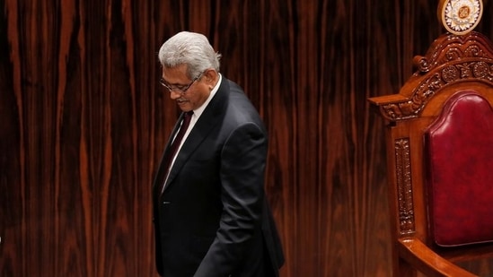 File photo of Sri Lanka's President Gotabaya Rajapaksa.(REUTERS)