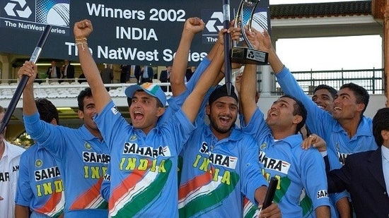 Indian players celebrate with the NatWest trophy(Getty Images) Indian players celebrate with the NatWest trophy(Getty Images)