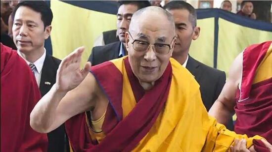 Tibetan spiritual Leader the Dalai Lama, 87, will be visiting Leh from July 15. This is his first major tour since the pandemic. (HT file photo)