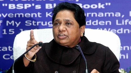 BSP supremo Mayawati (HT FILE PHOTO)(HT_PRINT)