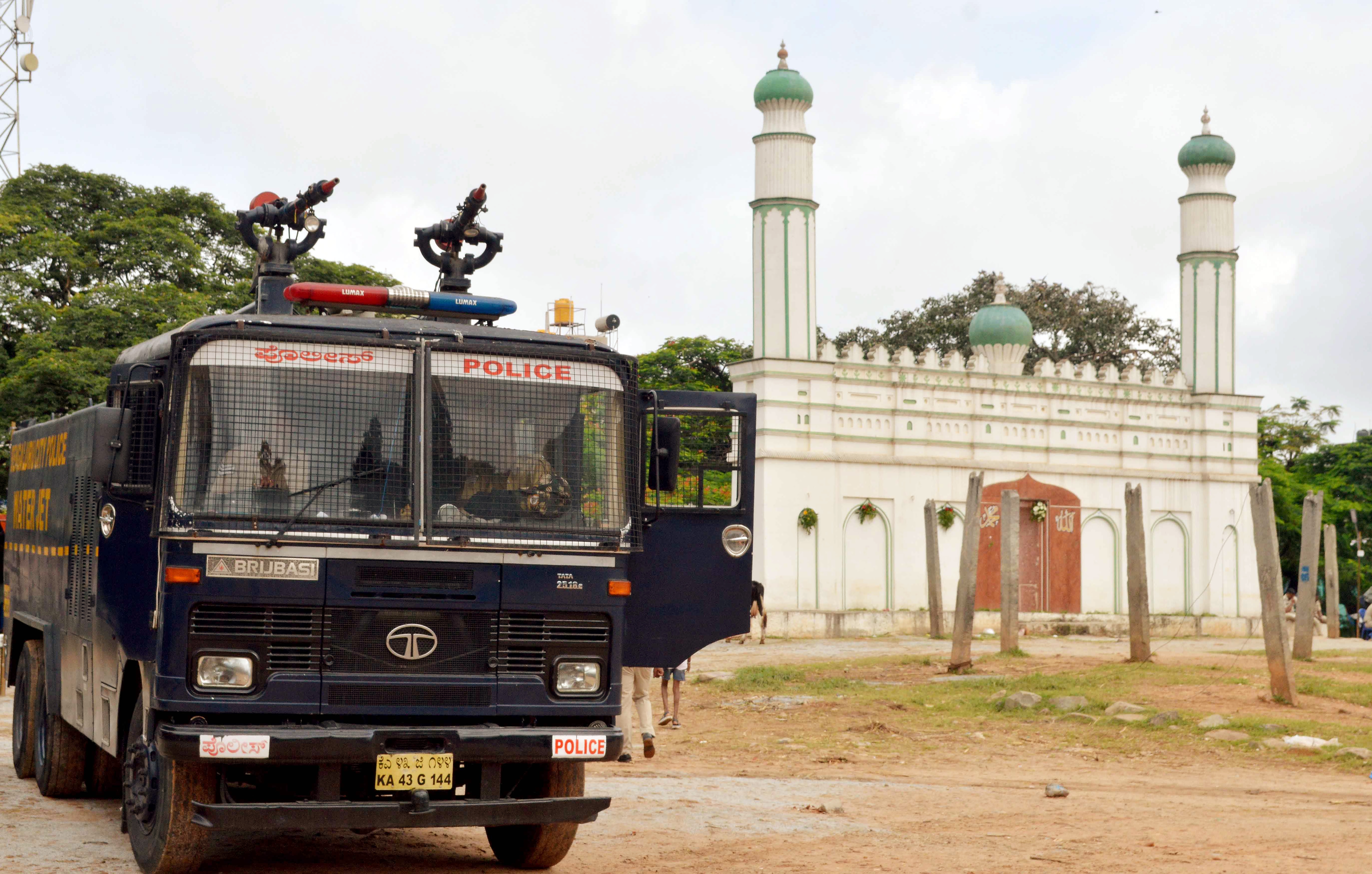 The Idgah Maidan has been in controversy with Hindu organisations pushing for their festivals to be celebrated at the ground as well. (ANI) The Idgah Maidan has been in controversy with Hindu organisations pushing for their festivals to be celebrated at the ground as well. (ANI)
