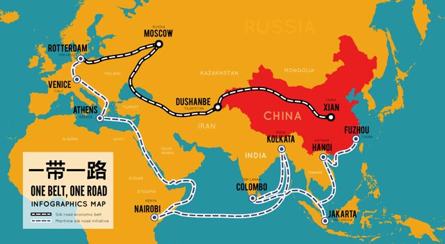 China’s Belt and Road Initiative. (Shutterstock) China’s Belt and Road Initiative. (Shutterstock)