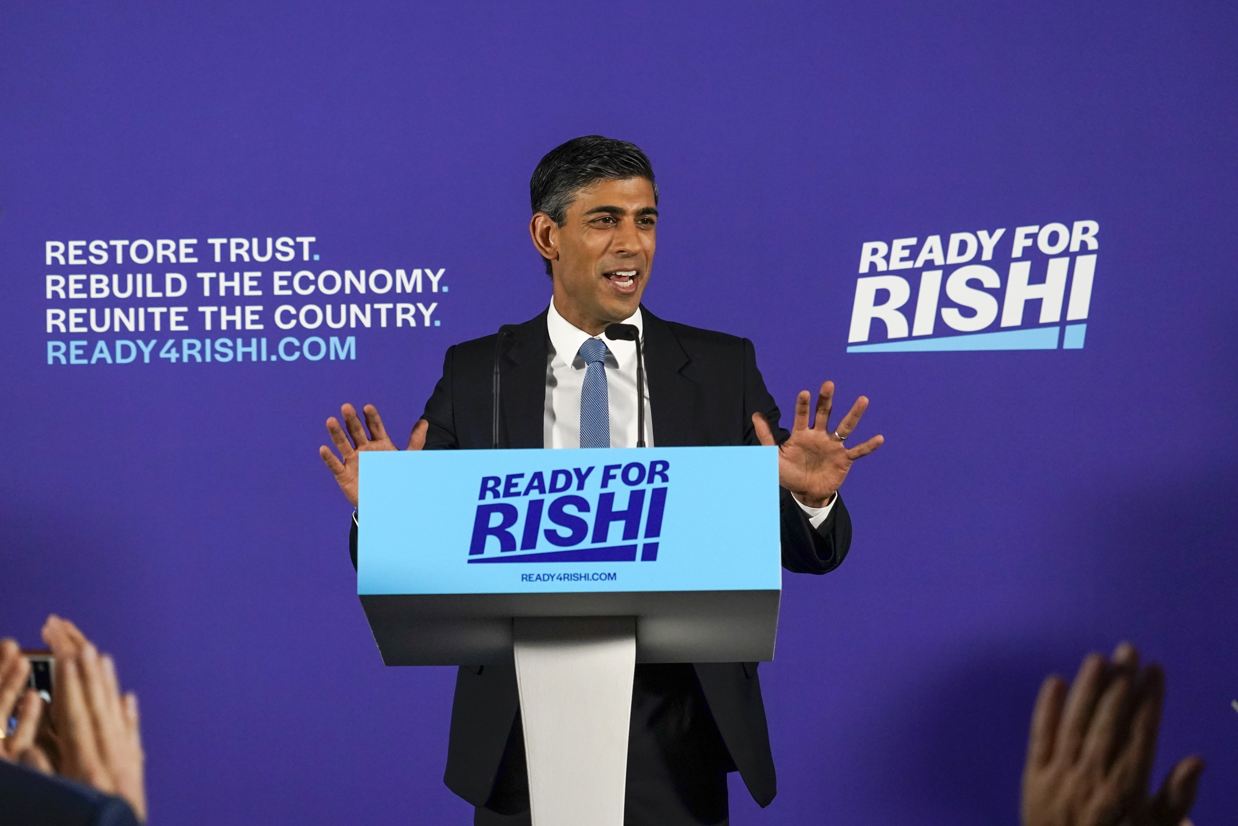 Despite the early show of support for Sunak, the latest YouGov poll of Tory grassroots members -- who make the final decision once Conservative MPs have narrowed the field down to two. (AP) Despite the early show of support for Sunak, the latest YouGov poll of Tory grassroots members -- who make the final decision once Conservative MPs have narrowed the field down to two. (AP)
