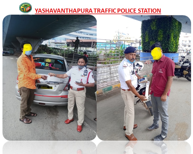 Cops were alerted of traffic violations happening outside a police station every day through a series of tweets. (Image source: @yspuratrfps/Twitter) Cops were alerted of traffic violations happening outside a police station every day through a series of tweets. (Image source: @yspuratrfps/Twitter)