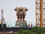 The new National Emblem is at the centre of the controversy owing to its different look which, artists say, is because of the height.&nbsp;