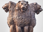 The National Emblem made of bronze on the roof of the new Parliament building was unveiled by PM Modi on July 11.&nbsp;
