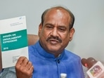 Lok Sabha Speaker Om Birla addresses a press conference, in New Delhi, Thursday, Lok Sabha Speaker Om Birla addresses a press conference, in New Delhi, Thursday,