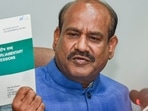 New Delhi: Lok Sabha Speaker Om Birla addresses a press conference, in New Delhi, Thursday, July 14, 2022. (PTI Photo/Kamal Singh) New Delhi: Lok Sabha Speaker Om Birla addresses a press conference, in New Delhi, Thursday, July 14, 2022. (PTI Photo/Kamal Singh)