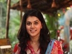 Taapsee Pannu in a still from Chashme Baddoor. Taapsee Pannu in a still from Chashme Baddoor.
