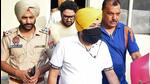 Singer Daler Mehndi being taken to jail, in Patiala on Thursday. (Agencies) Singer Daler Mehndi being taken to jail, in Patiala on Thursday. (Agencies)